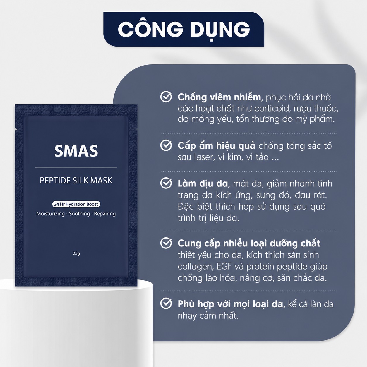 Huong dan su dung mat na SMAS Huong dan su dung mat na SMAS